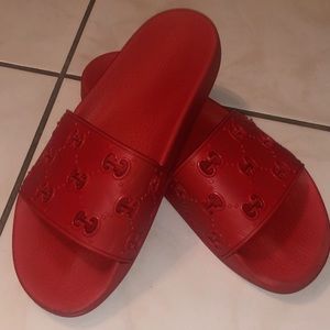 Men's rubber GG slide sandal